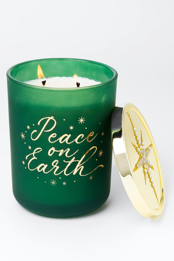 Peace On Earth Candle Jar Saddle Creek