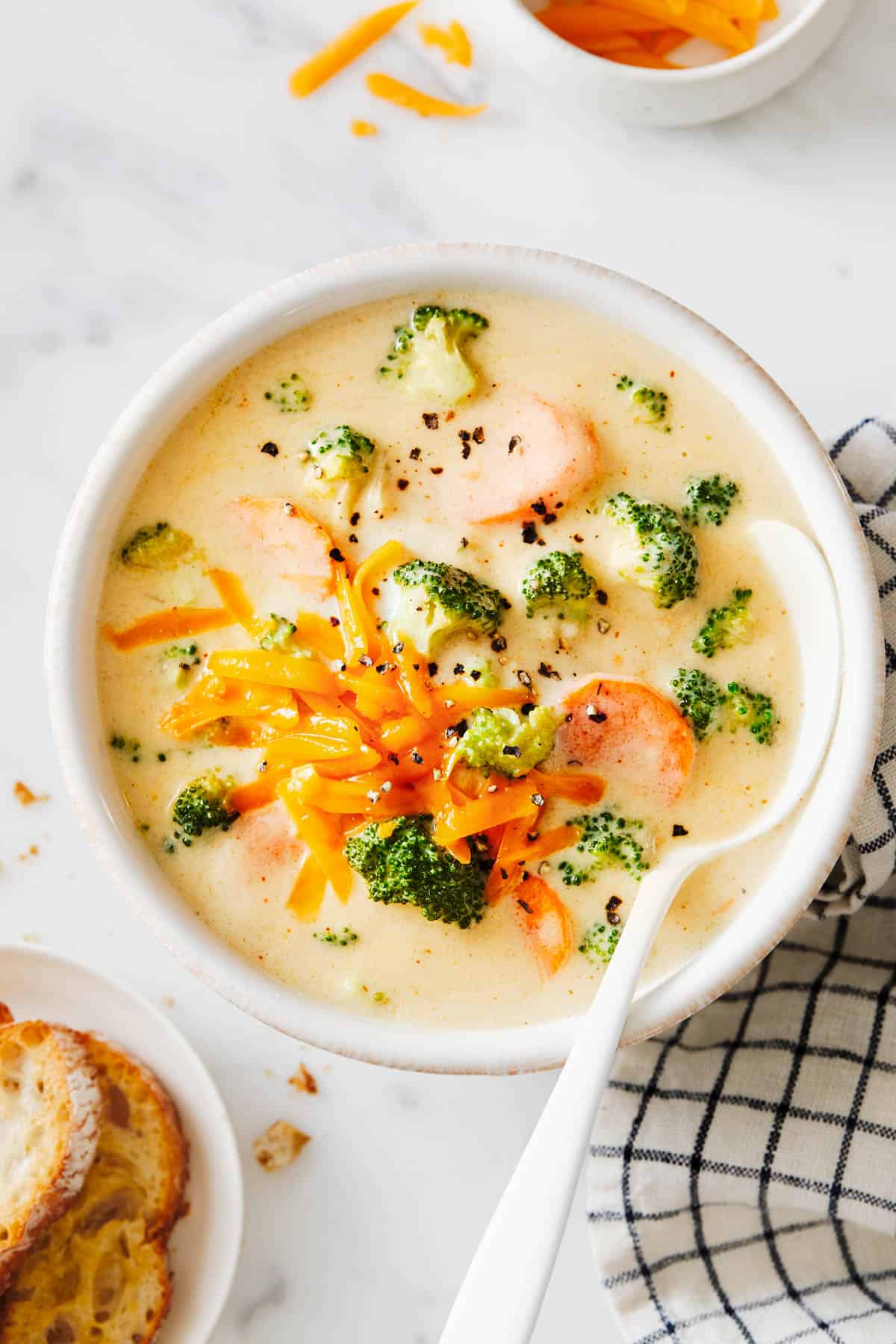 Basic + Awesome Broccoli Cheese Soup