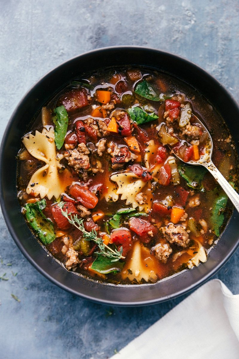 Italian Sausage and Pasta Soup