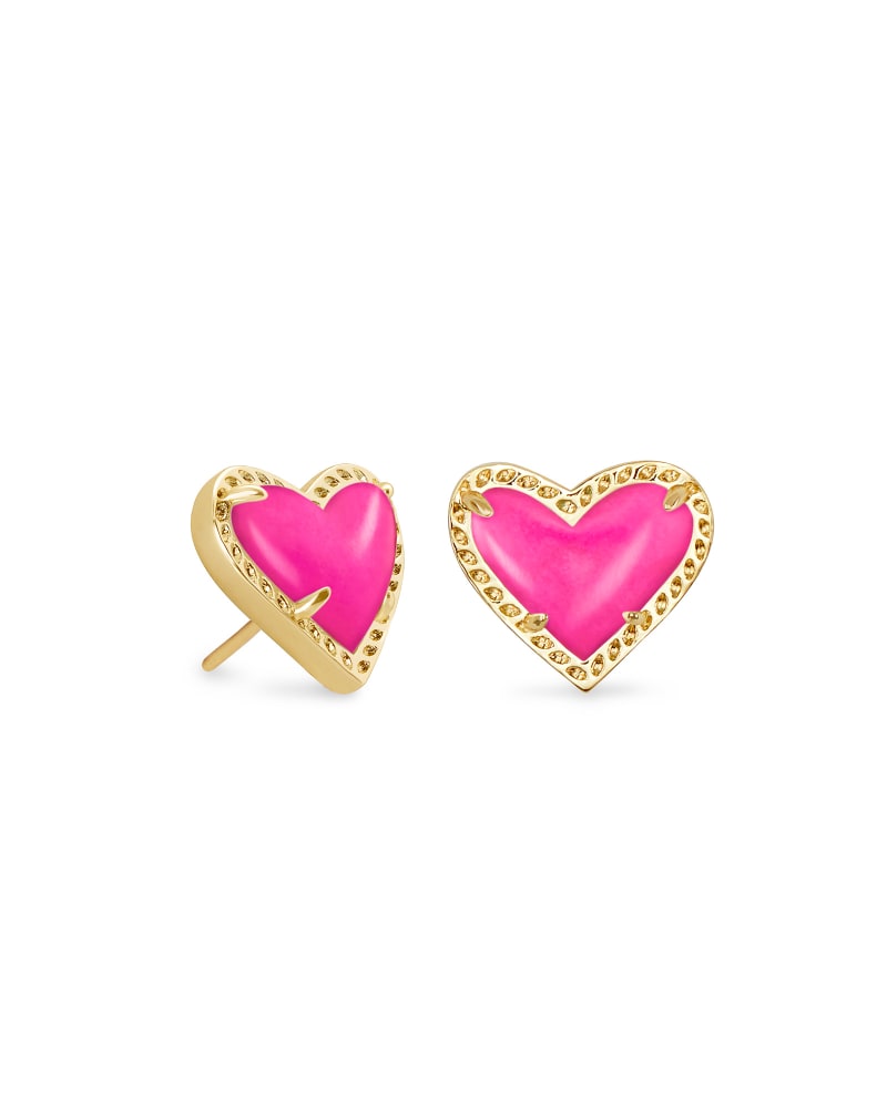 Ari Heart Stud Earrings