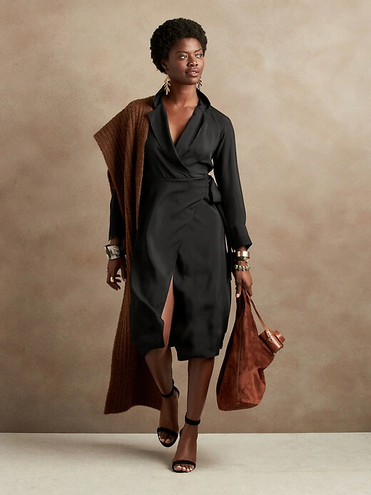 Banana Republic Blazer Wrap Dress