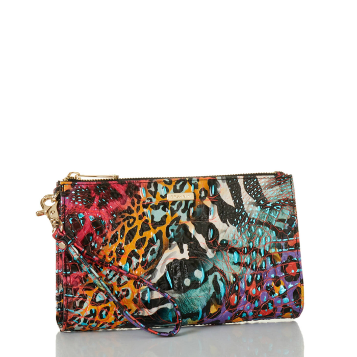 Daisy Wristlet Brahmin