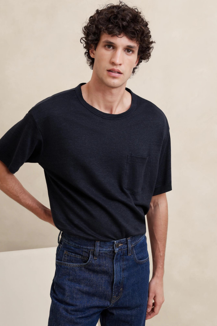 LINEN FRENCH TERRY T-SHIRT